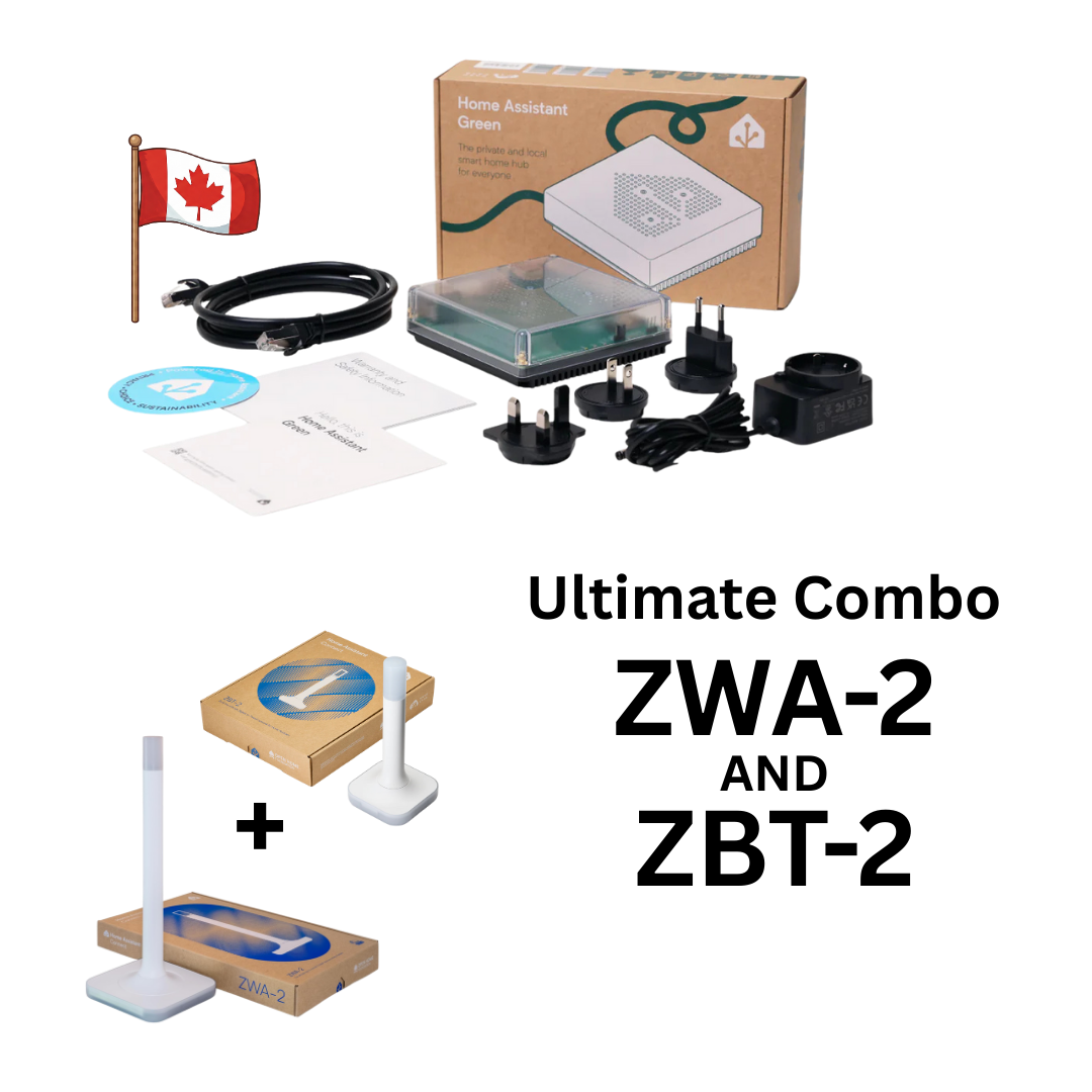 Home Assistant Green + ZBT-2 + ZWA-2 | Complete Smart Home Bundle